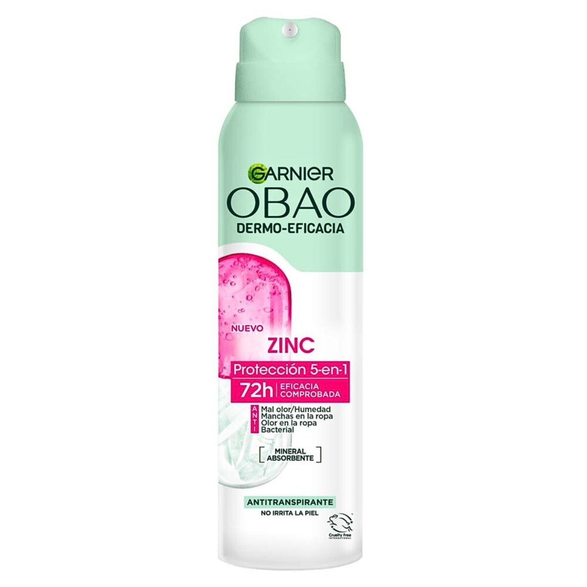 Desodorante aerosol Obao dermo-eficacia zinc 