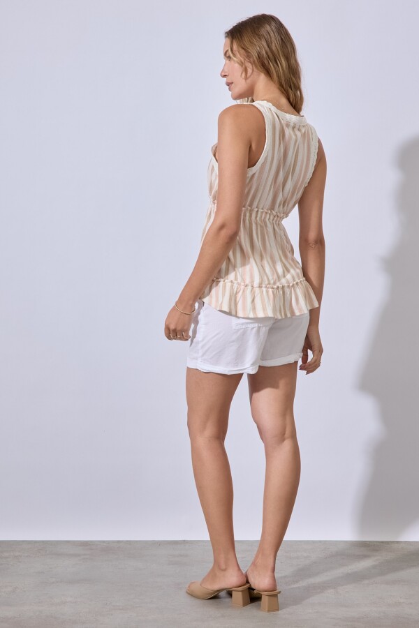 Blusa Lineas MULTI/BEIGE