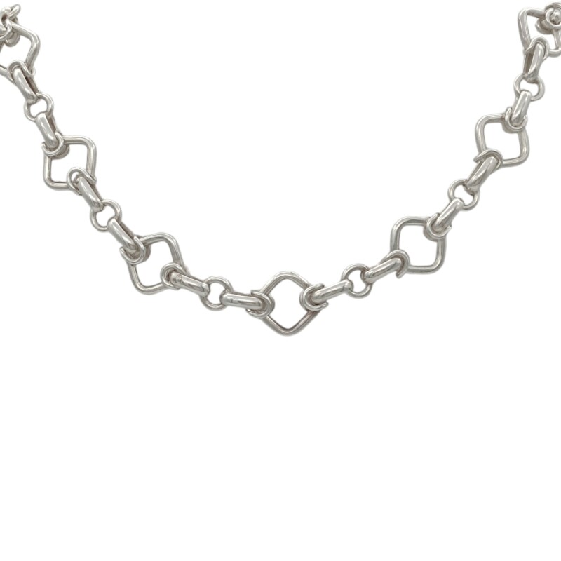 Cadena Rombos enlazados - Plata 925 - Sin Piedra - CD3263 sinpiedra