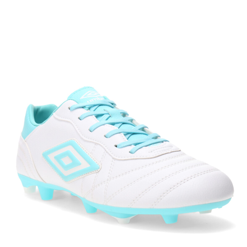Championes de Fútbol 11 Hombre Umbro Touch FG Blanco - Celeste
