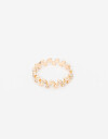 Anillos Chicos Special Price Anillo Hojitas Strass - Dorado