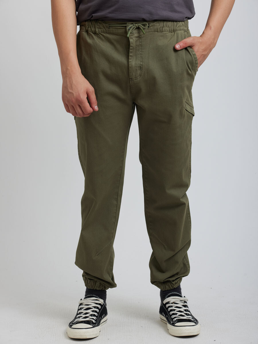 PANTALON VINCENT DIXIE - Militar 