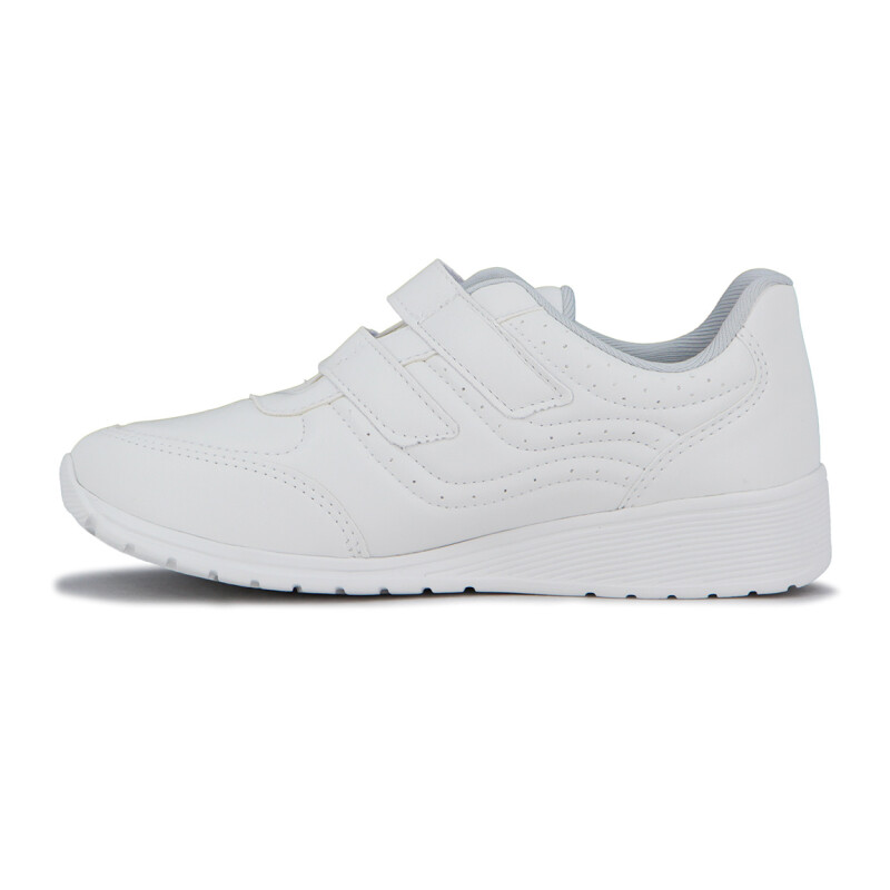 Kolosh Calzado Deportivo Mujer C/ Velcro - Blanco Blanco