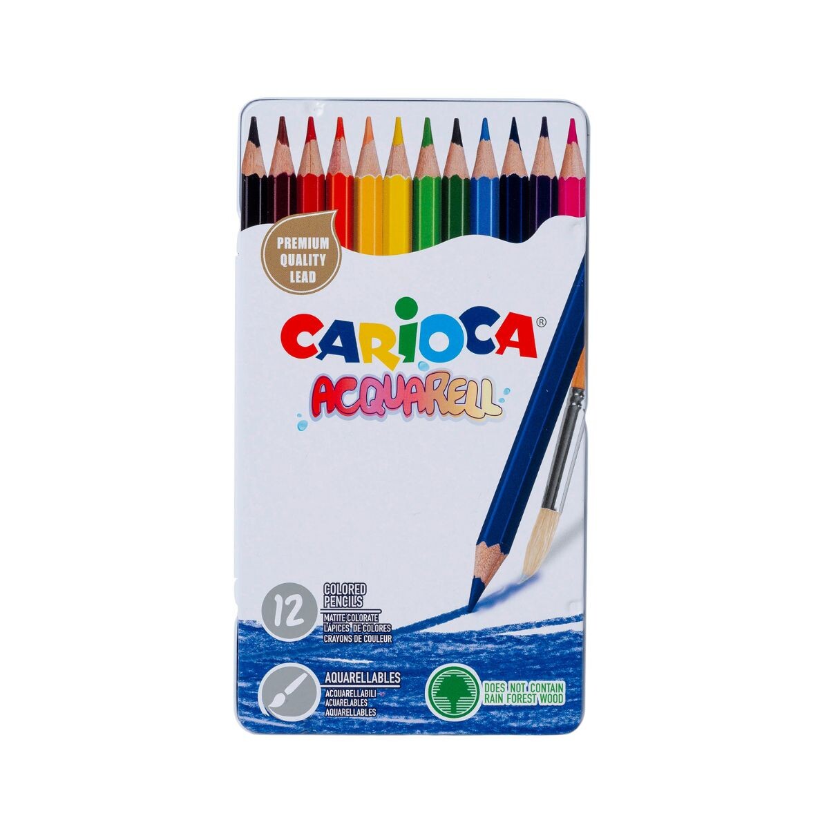 CARIOCA ACQUARELL PENCILSx 12 COLORES 