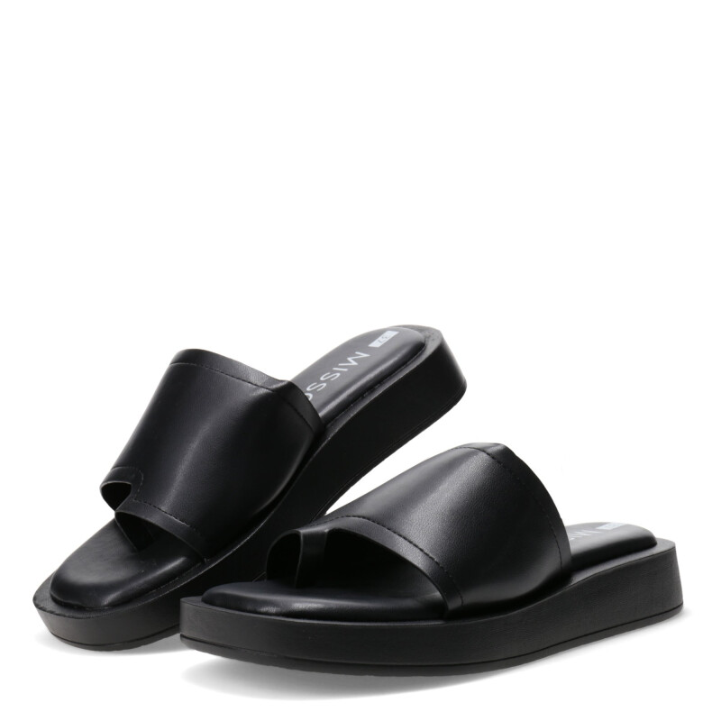 Sandalias de Mujer Miss Carol DALIA con tira frontal Negro
