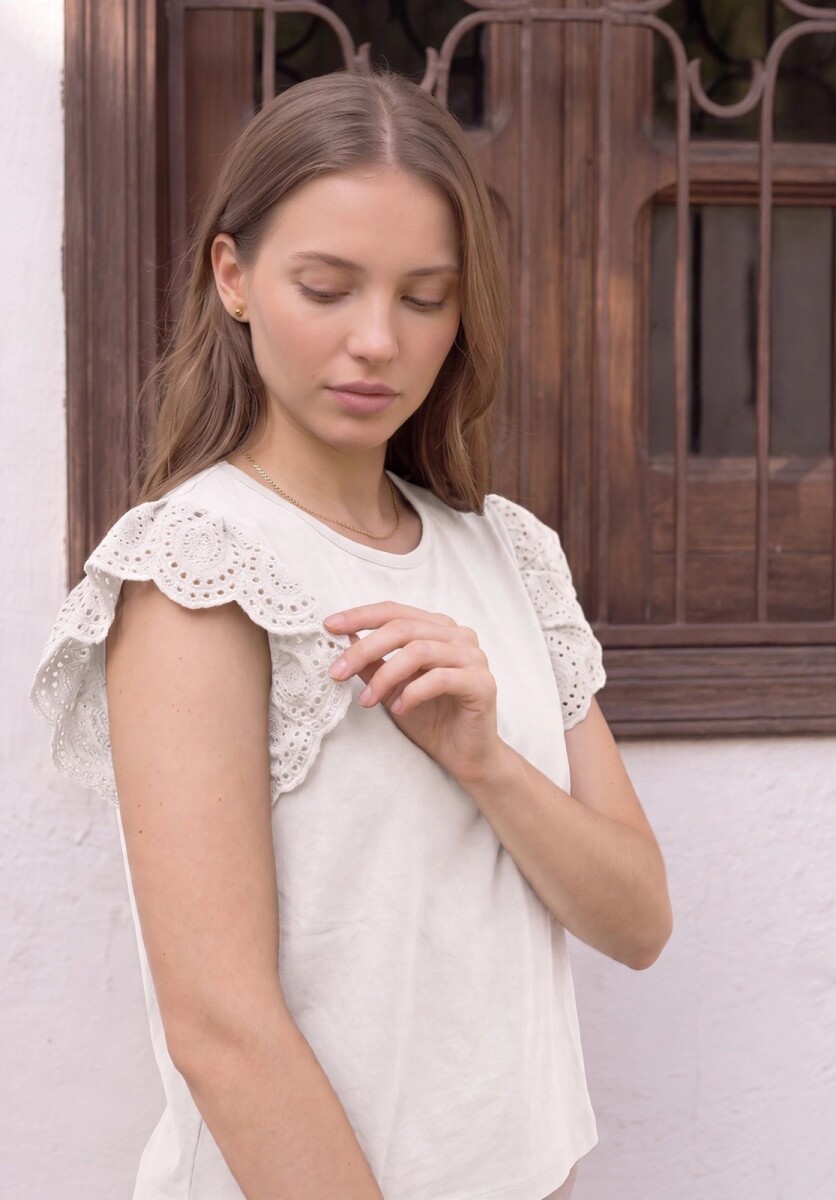 Remera de Broderi. 