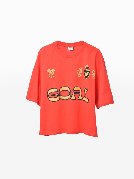 REMERA GOOFY 28 LADRILLO