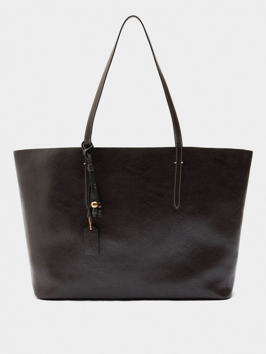 Bolso Shopper Reversible Con Bolsa Extraíble L marron