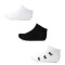 Medias de Mujer Miss Carol trainer pack x3 Blanco - Negro