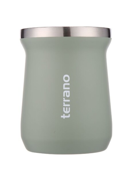 Mate Acero Inox. Camionero Oliva