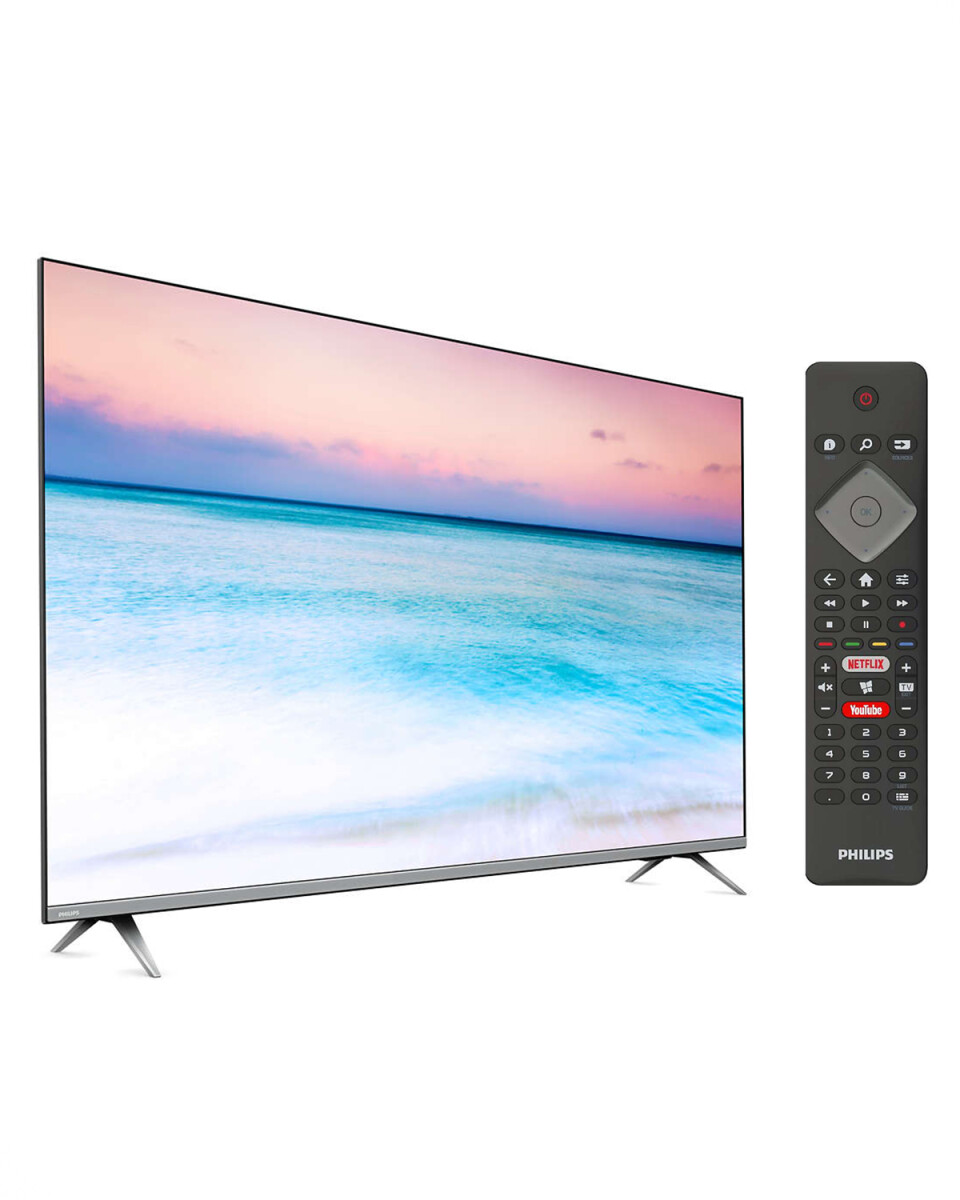 Smart TV LED HDR10+ Philips 4K 50" sin bordes con Bluetooth 