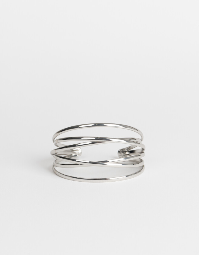 Brazaletes De metal Brazalete De Metal - Plateado