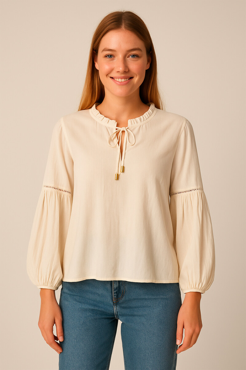 Blusa Bica - Crudo / Natural 
