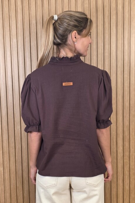 Blusa Danesa Chocolate