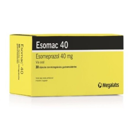 Esomac 40mg 30 Cápsulas Esomac 40mg 30 Cápsulas