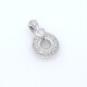 Colgante en oro 18k blanco y brillantes Colgante en oro 18k blanco y brillantes