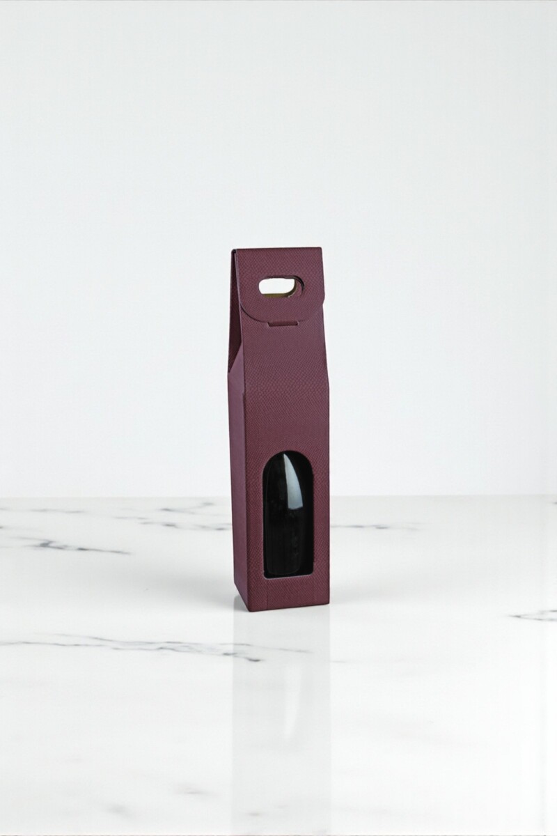Caja c/ventana 1 botella 9x9x38,5 - 37713 - SKIN VINACCIA 