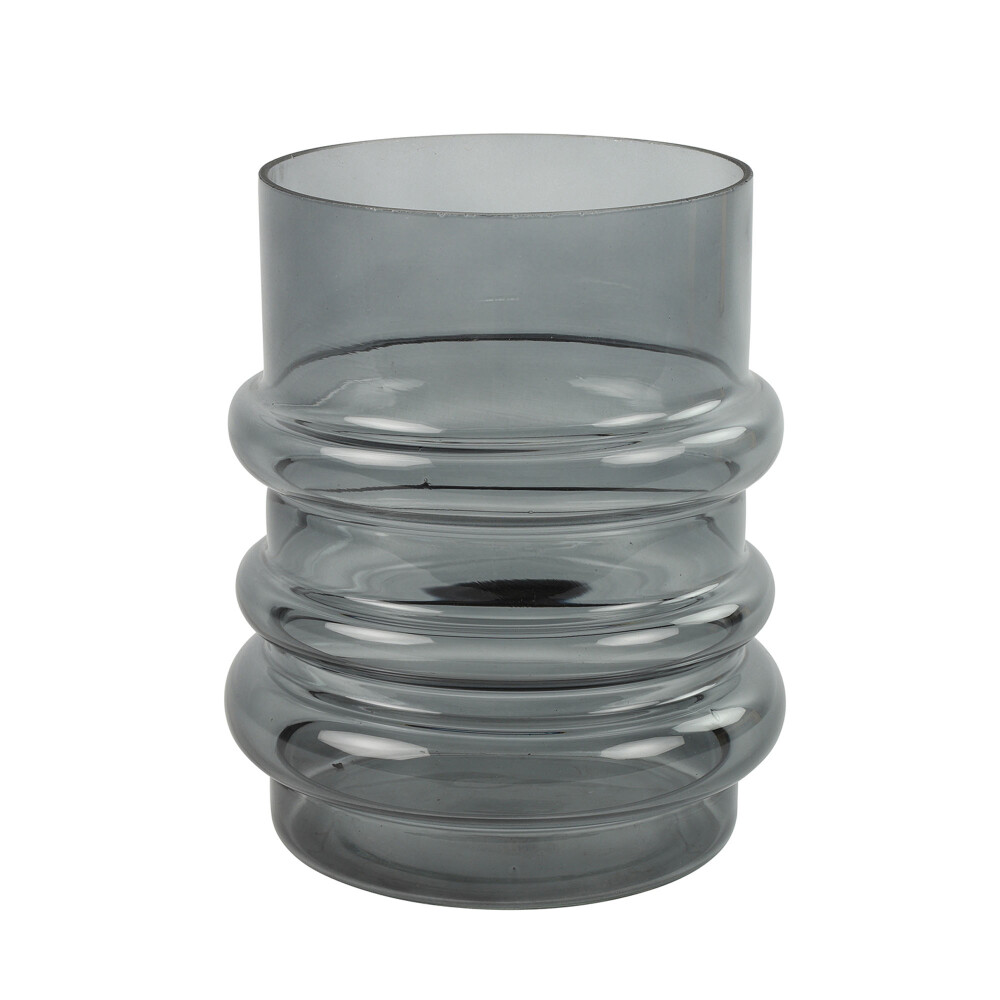 FLORERO GRIS VIDRIO 788673