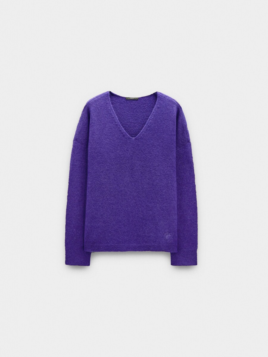 Jersey De Punto violeta