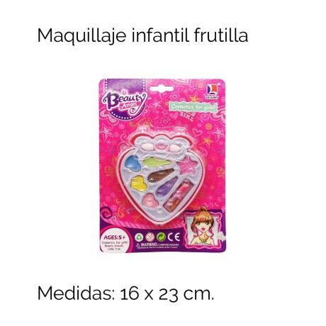 Maquillaje Infantil Frutilla Bc 3428 Unica