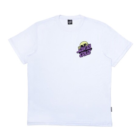 Remera Santa Cruz Knibbs Invasion Hand SS Blanco