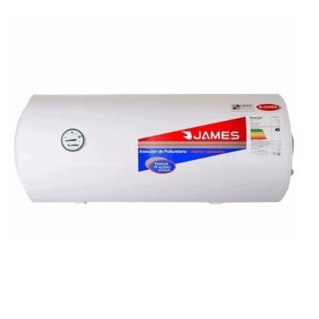 TERMOTANQUE JAMES 60 LTS. ACERO HORIZONTAL