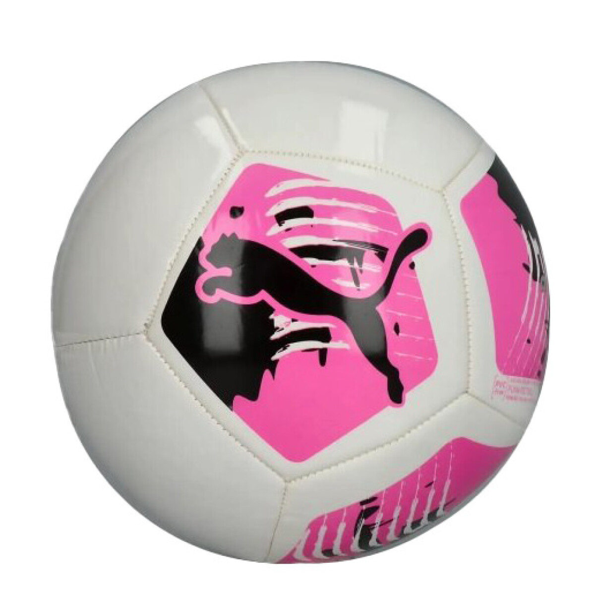 Mini Pelota Puma Big Cat - Blanco - Rosa - Negro 