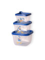 CONTENEDORES DONALD PACK X3 AZUL