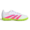 Championes de Fútbol Niño Adidas Predator Club TF Blanco-Rosado