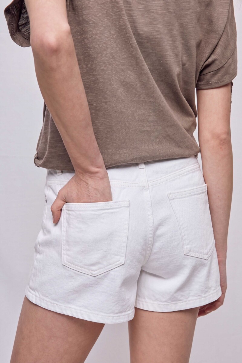 SHORT CLAUD Blanco