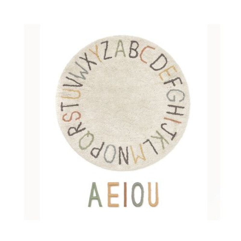 Alfombra lavable ABC - Colors - Lorena Canals Alfombra Lavable Abc - Colors - Lorena Canals