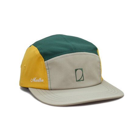 Gorro Martha Limay 5 Panel Hat I Verde - Amarillo