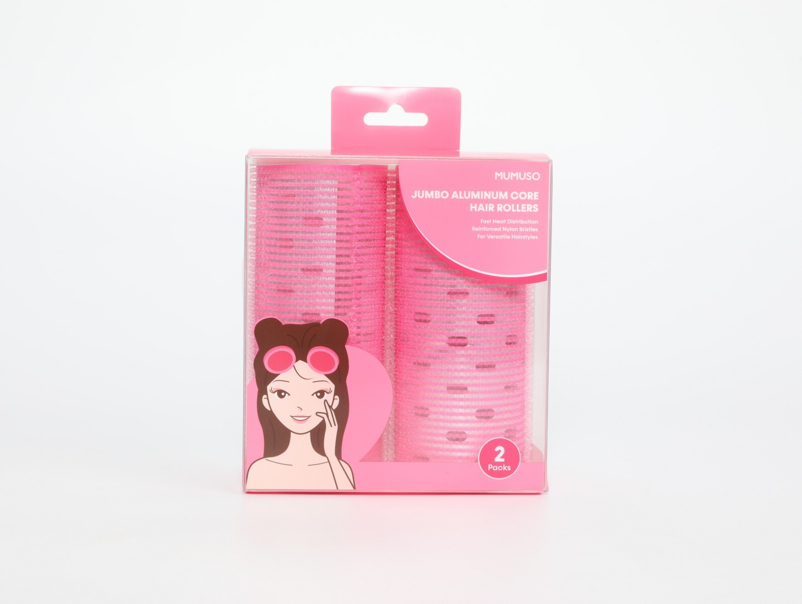 RULEROS JUMBO CON NÚCLEO DE ALUMINIO (PAQUETE DE 2) 