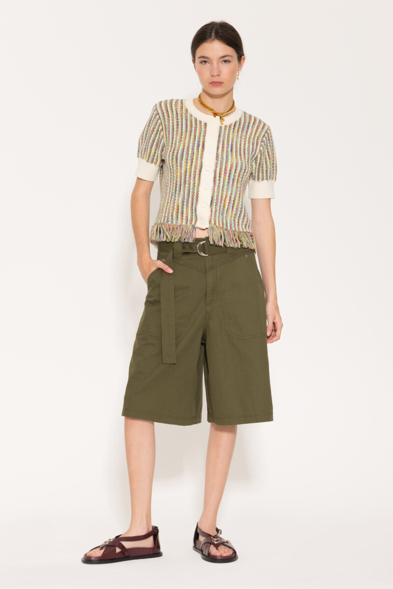 BERMUDA MARGARITA Verde Militar