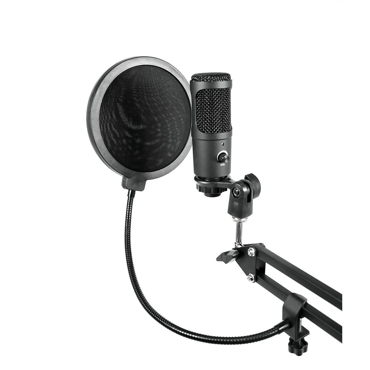 Micrófono Set Apogee Bm900 Usb/xlr-3.5mm C/soporte Y Antipop 