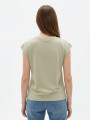 Remera Alismo Verde Grisaceo