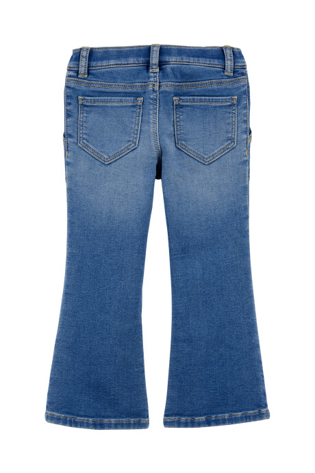 Pantalón jean acampanado Sin color