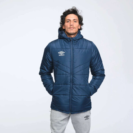 Abrigo Parka U-Classic de Hombre Azul