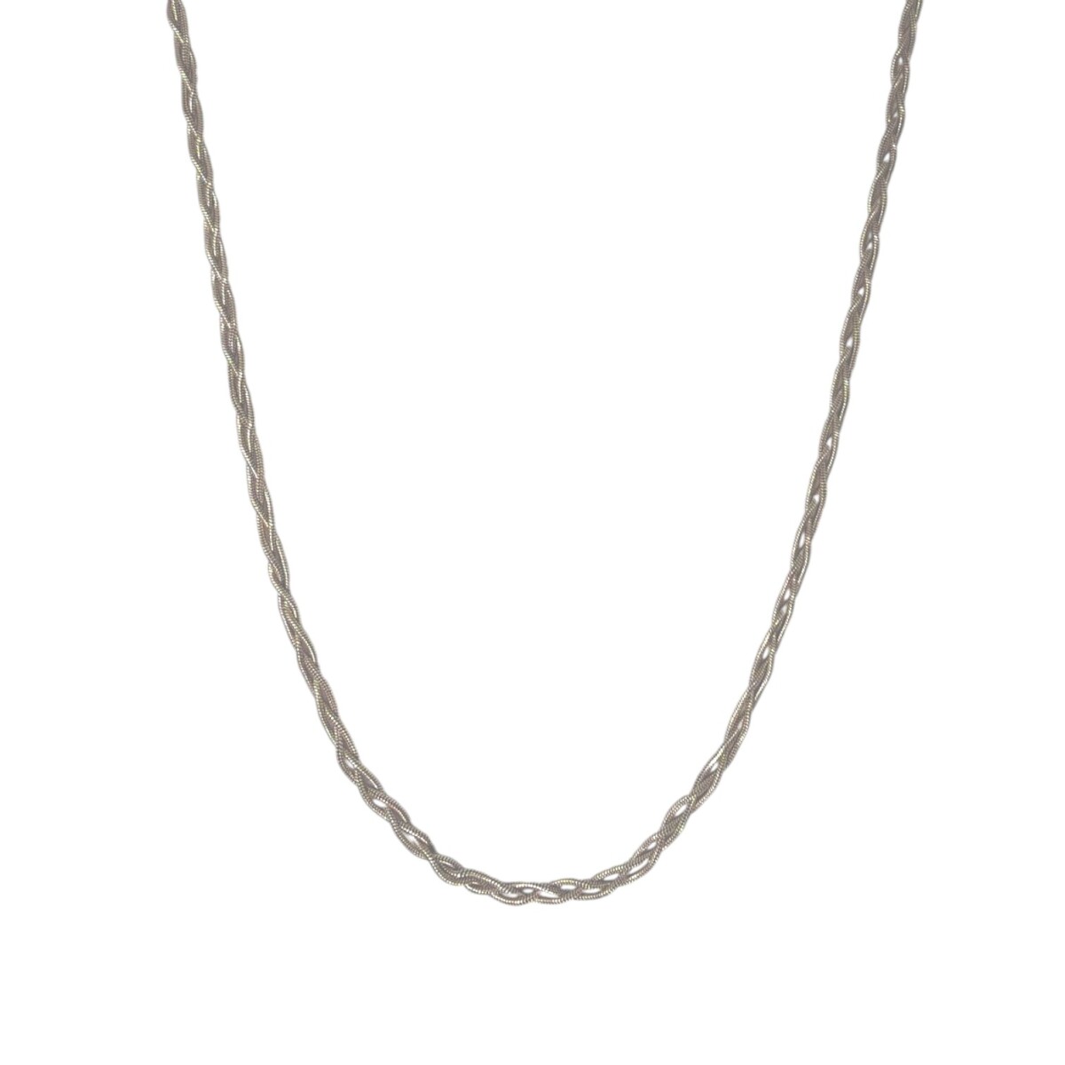 Cadena cordón cola de ratón trenzado - Plata 925 - Sin Piedra - CD3495 - sinpiedra 