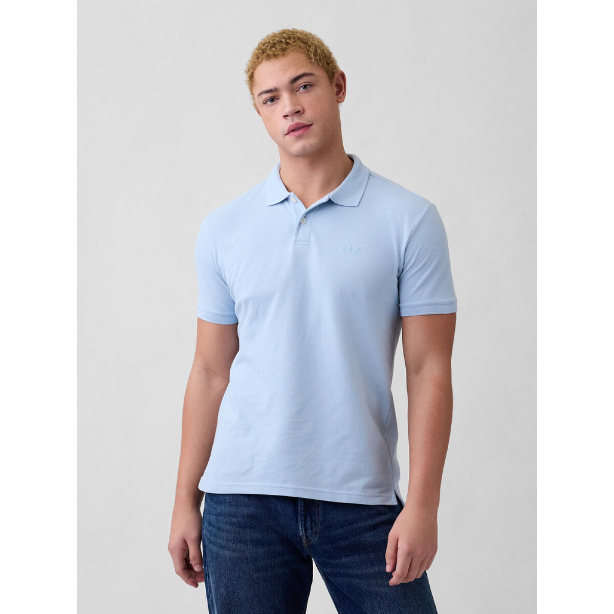 F-LOGO PK POLO - SAIL BLUE 