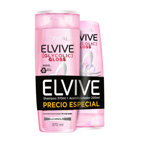 PACK SHAMPOO ELVIVE 370 ML + ACO ELVIVE 200 ML GYL PACK SHAMPOO ELVIVE 370 ML + ACO ELVIVE 200 ML GYL