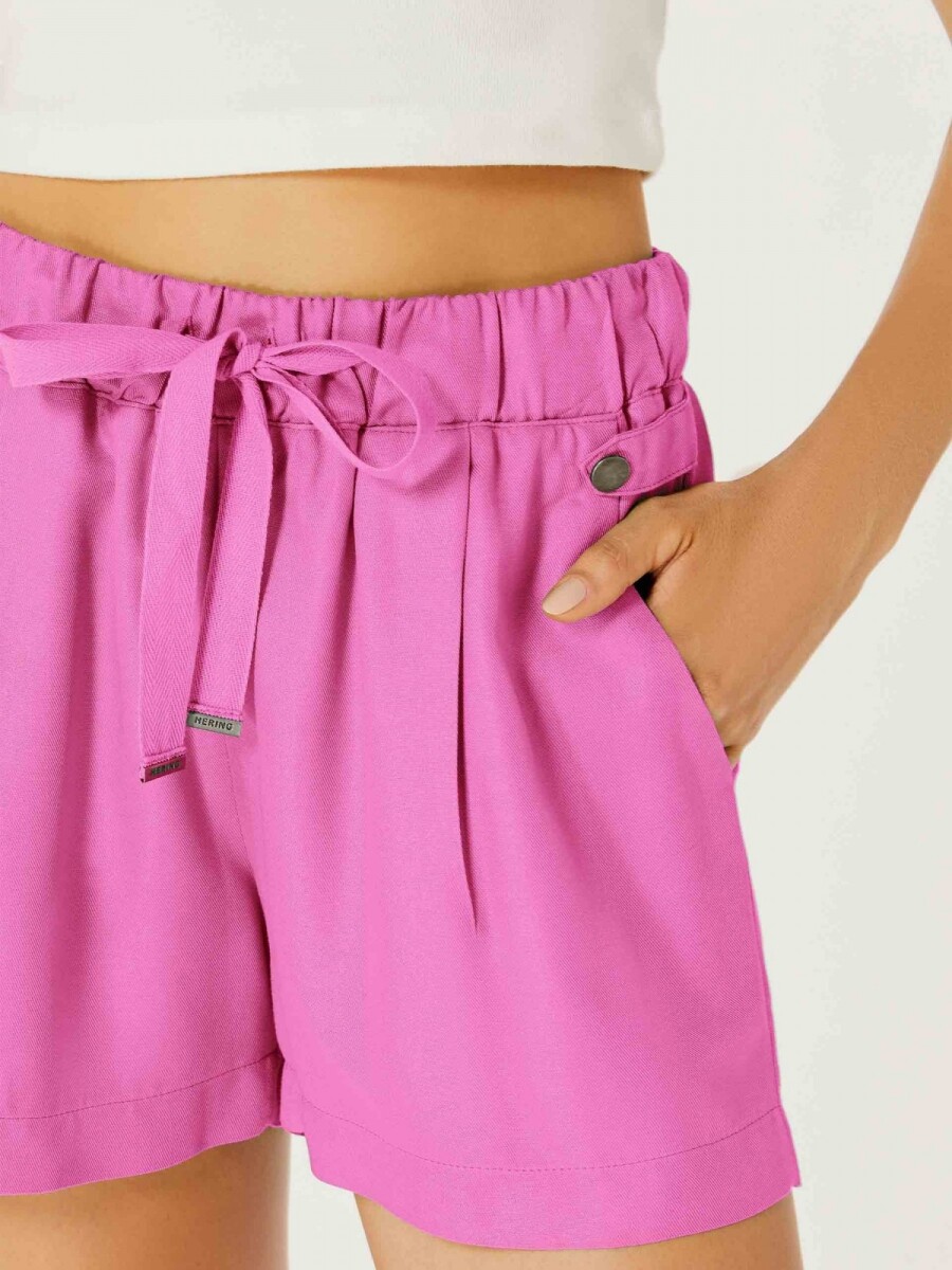 SHORT CON LAZO - ROSA 