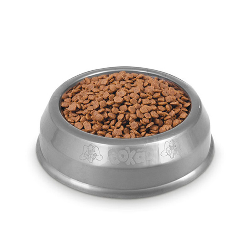 Plato para mascota 28 x 8 cm GRIS