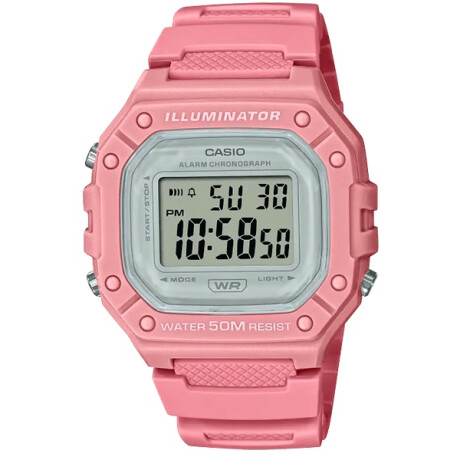 Reloj CASIO W218HC-4AVDF en Resina Rosa Esfera 37mm 0