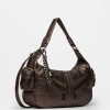 Cartera Al Hombro Gang Washed Metalizado