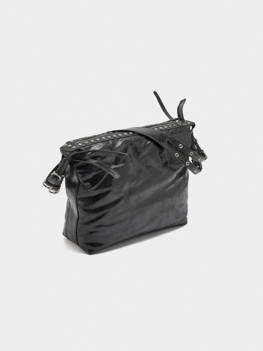 Bolso De Hombro Con Tachuelas negro