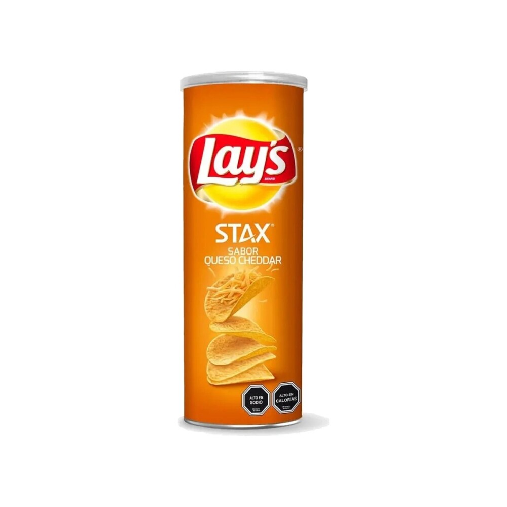 Papas Lay's Stax Cheddar Papas Lay's Stax Cheddar