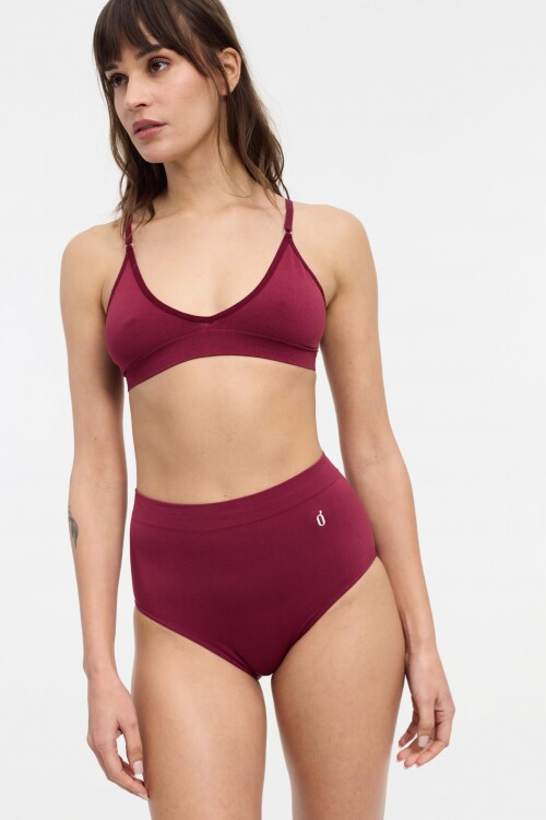 Bombacha PIMENTÓN Tiro Alto Borgoña