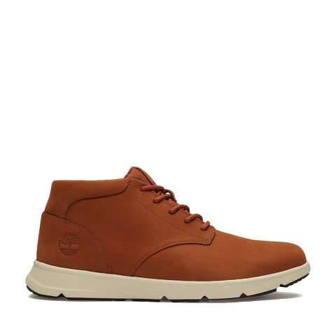 Mid Lace Up Sneaker Rust Nubuck