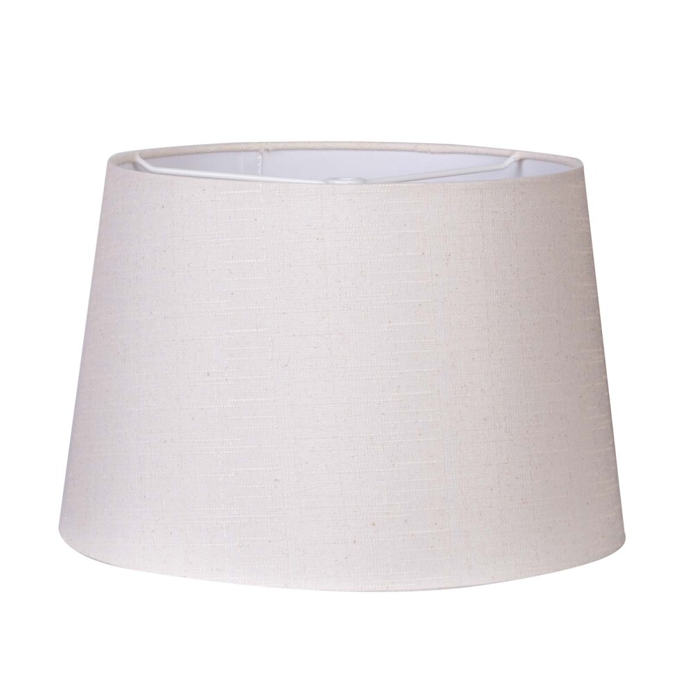 PANTALLA LINO NATURAL-BEIGE CILINDRO